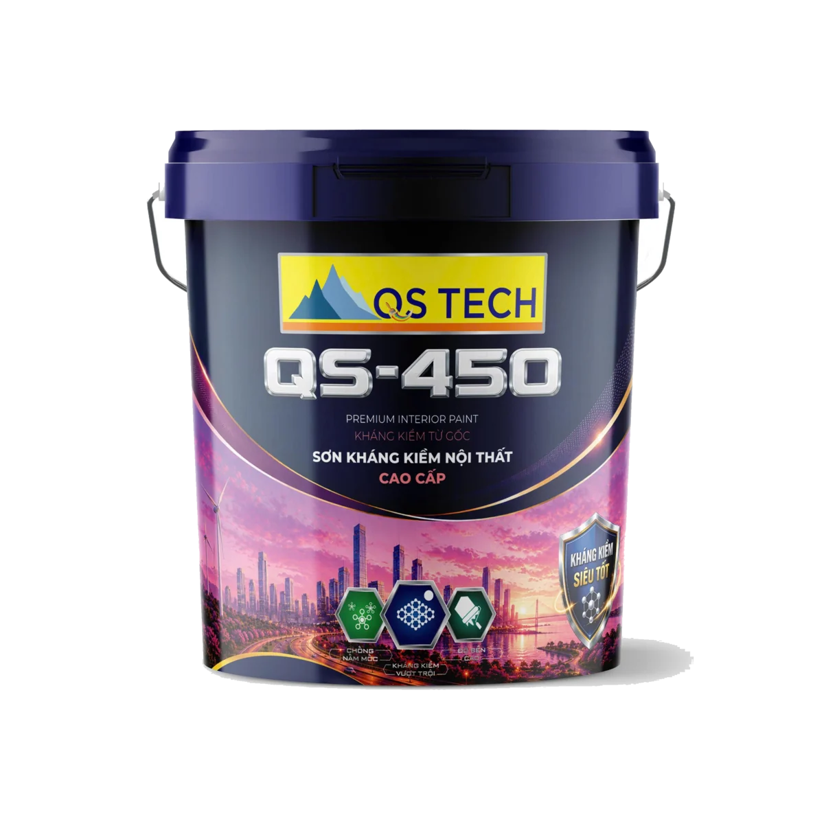 SƠN LÓT KHÁNG KIỀM NỘI THẤT CAO CẤP QS- 450